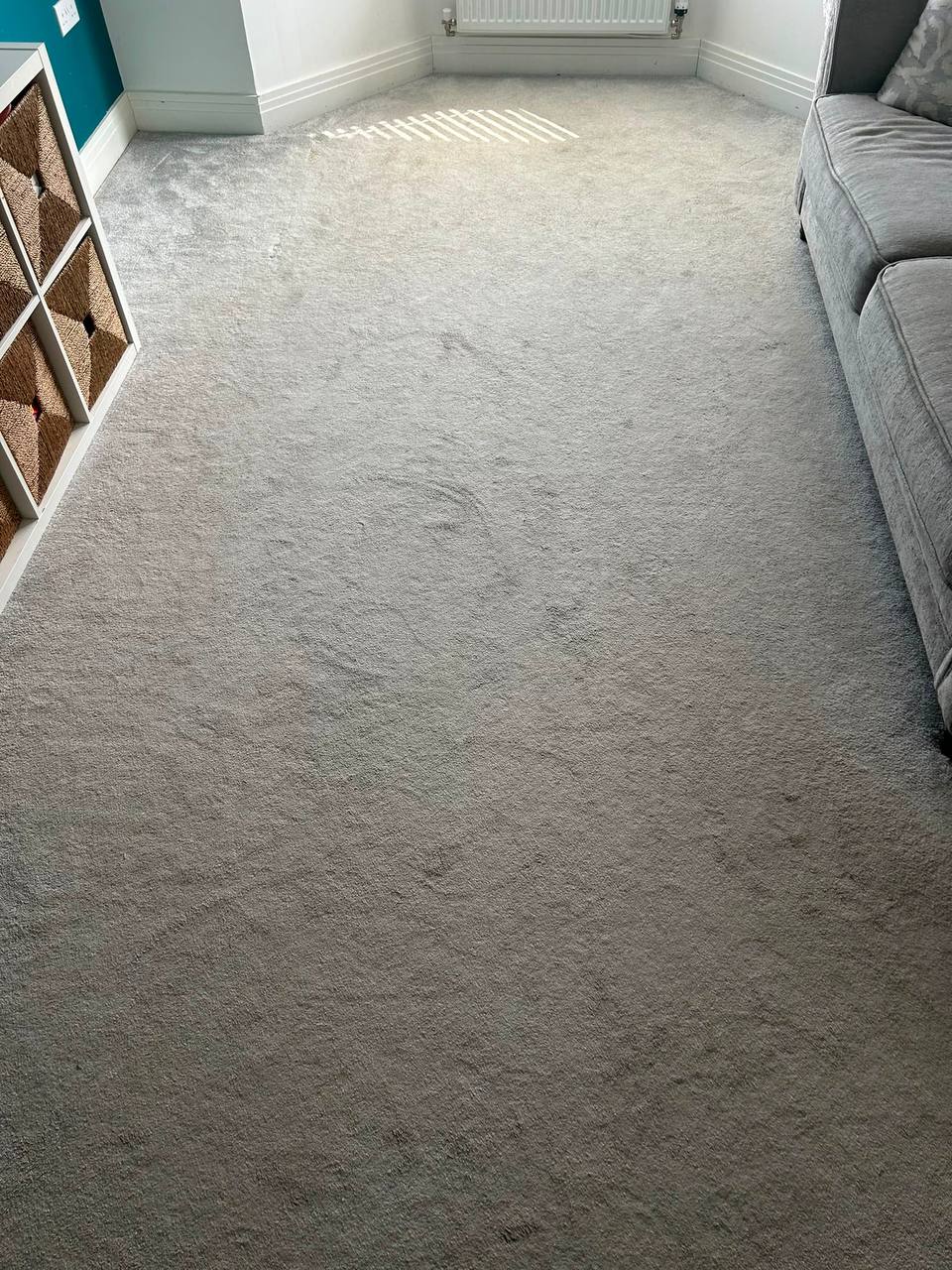 Bedroom with white furniture